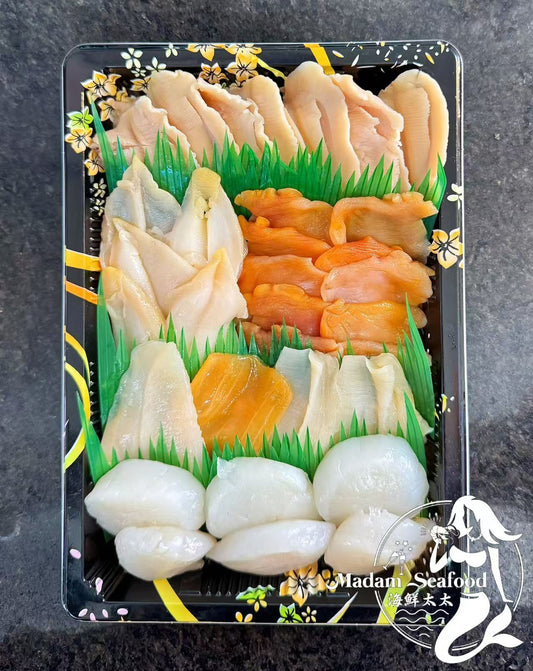 Deluxe 5-Variety Shellfish Platter (Sashimi-Grade)