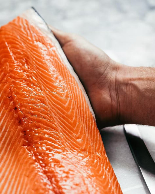 Fresh Sashimi Grade New Zealand King Salmon (Skin off) 【Friday Only】