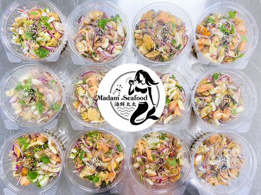 Thai Style Seafood Salad【泰式海鲜沙拉】(cooked)
