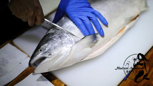 Fresh Sashimi Grade New Zealand King Salmon (Skin off)