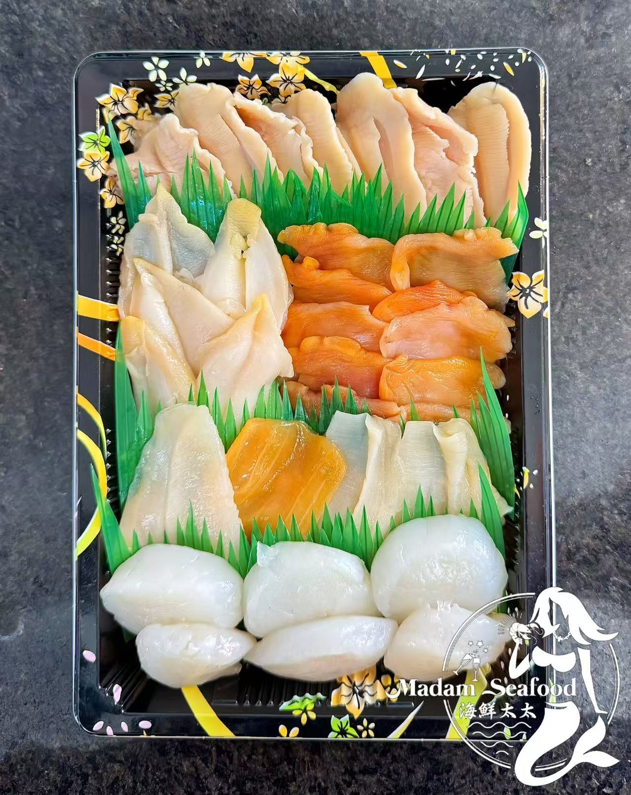 Deluxe 5-Variety Shellfish Platter (Sashimi-Grade)