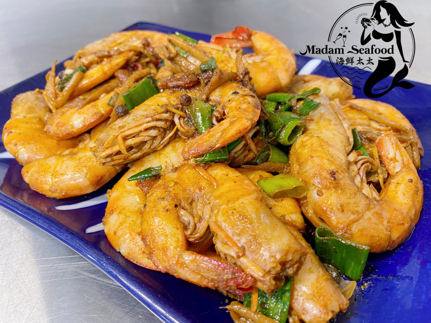 Taiwan Style Sesame Oil Endeavour Prawn【台式麻油虾】(cooked)