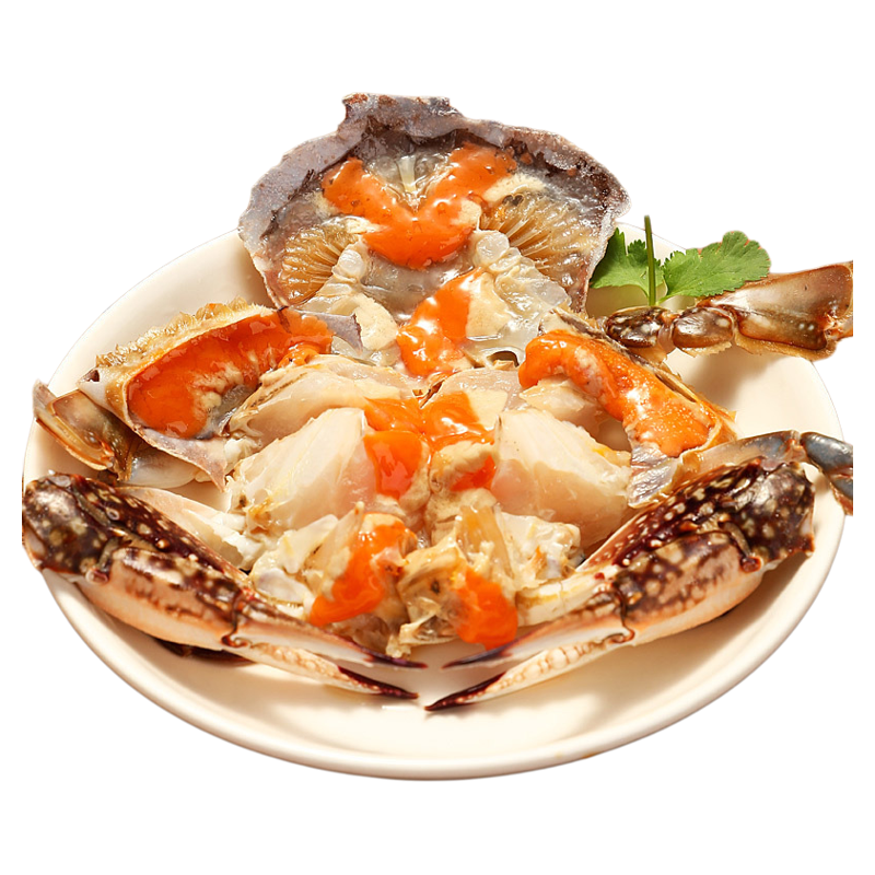 [Sashimi Grade] Liquid Nitrogen Fresh-Locked Blue Crab Female (Frozen)