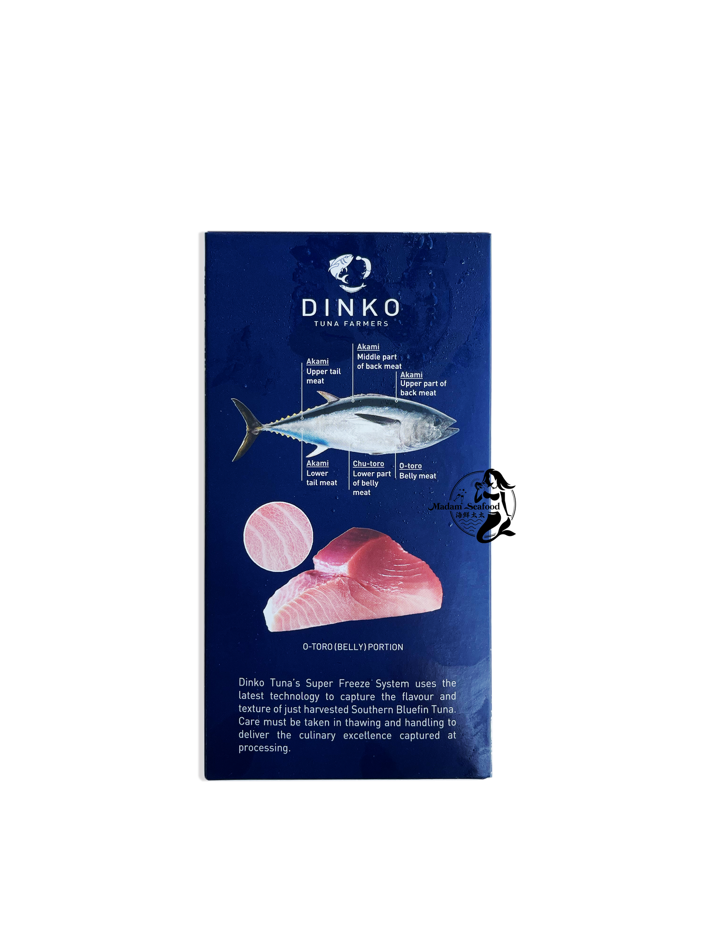 DINKO Southern Bluefin Tuna Belly Portion (frozen) sashimi grade