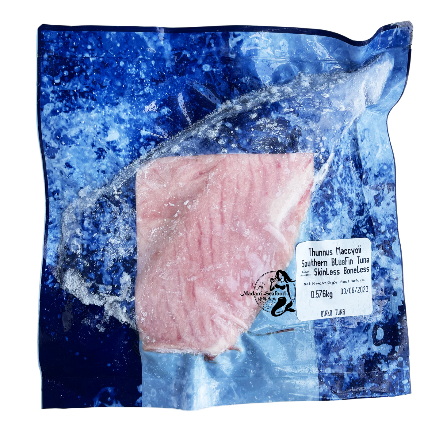 DINKO Southern Bluefin Tuna 100% O-toro (frozen) sashimi grade